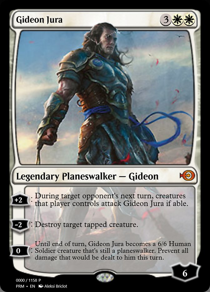 Gideon Jura (Magic Online Promos #77947)