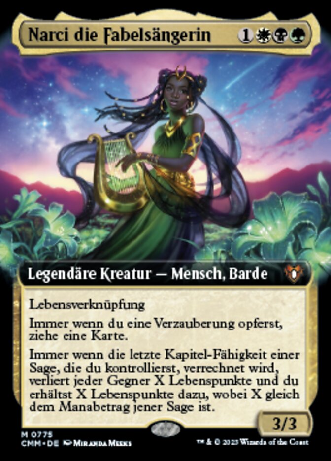 Narci, Fable Singer (Commander Masters #775)