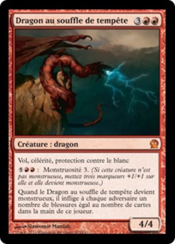 Dragon au souffle de tempête
