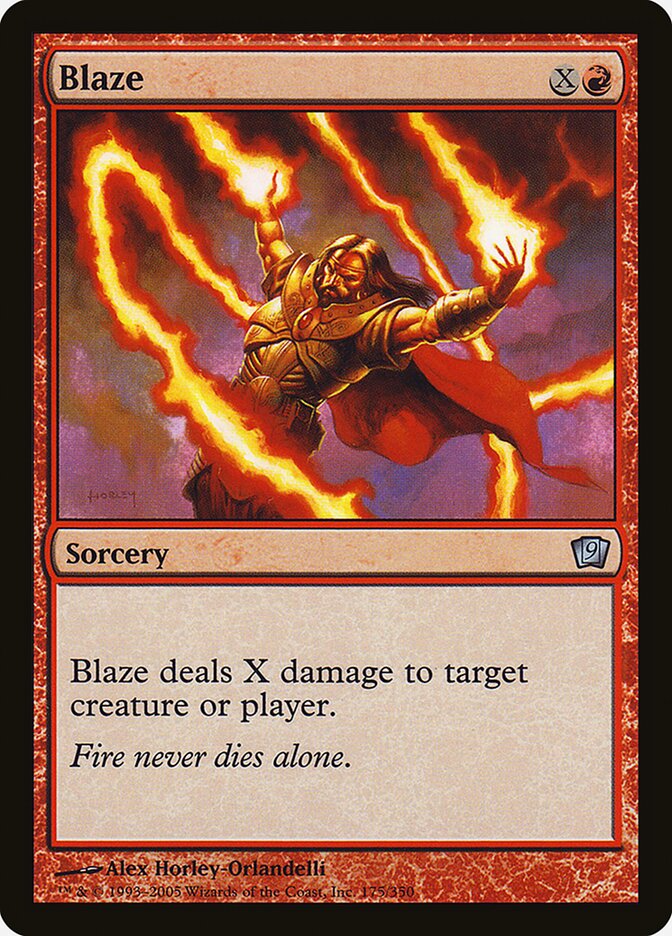 Blaze (Ninth Edition #175★)