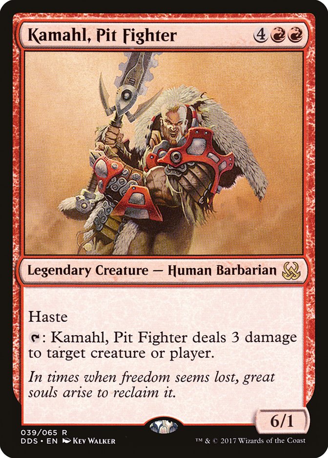 Kamahl, Pit Fighter (Duel Decks: Mind vs. Might #39)