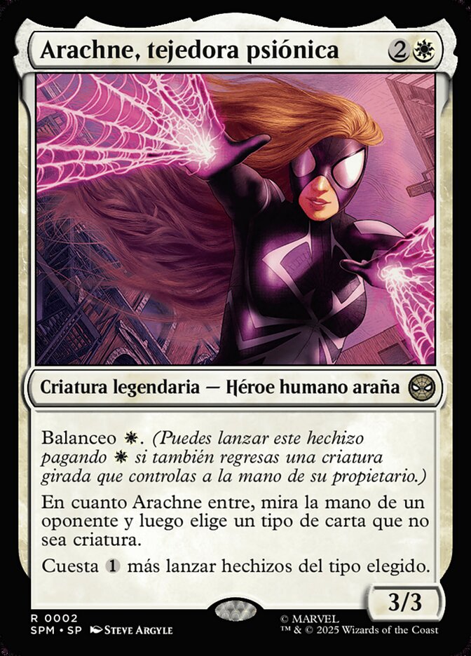 Arachne, tejedora psiónica
