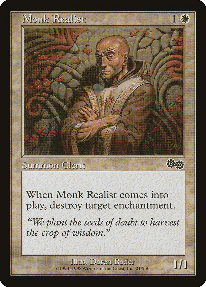 Monk Realist (Urza's Saga #21)
