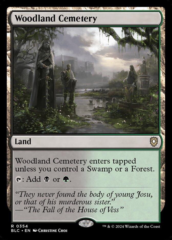 Woodland Cemetery (Bloomburrow Commander #354)