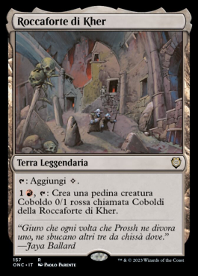 Kher Keep (Phyrexia: All Will Be One Commander #157)