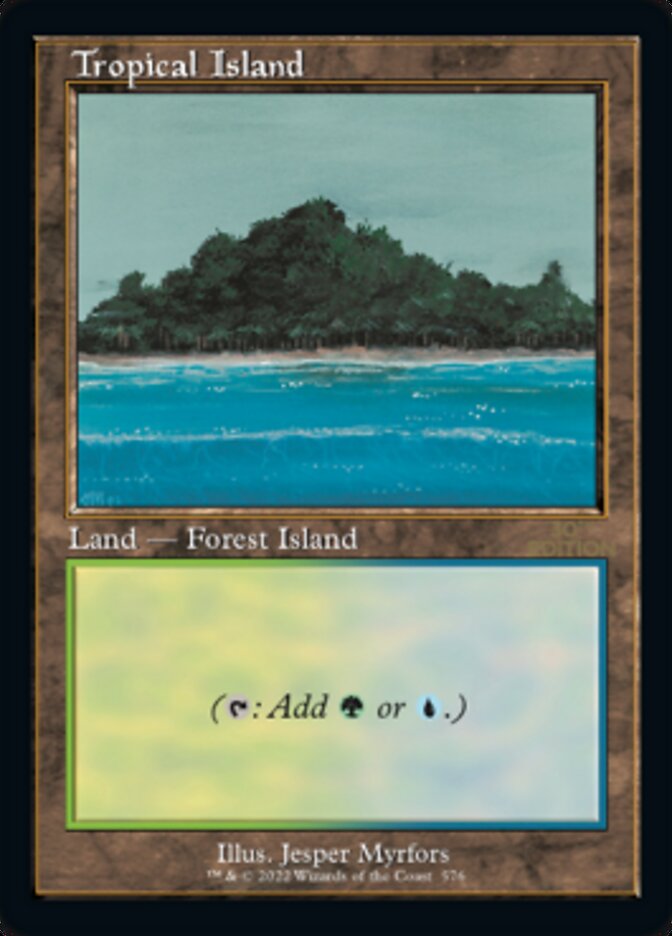 Tropical Island · 30th Anniversary Edition (30A) #576 · Scryfall 