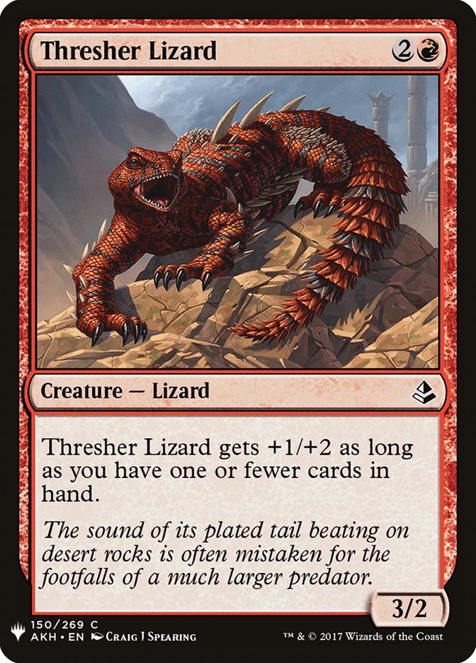 Thresher Lizard (The List #AKH-150)
