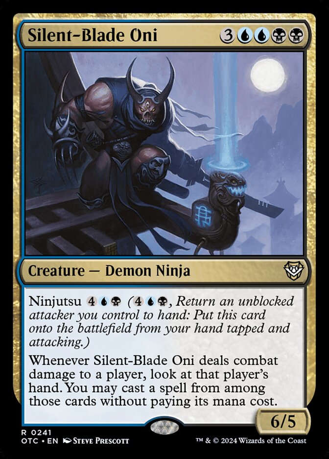 Silent-Blade Oni (Outlaws of Thunder Junction Commander #241)