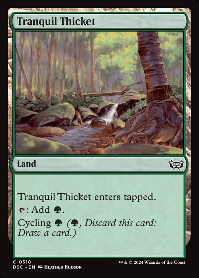 Tranquil Thicket (Duskmourn: House of Horror Commander #318)