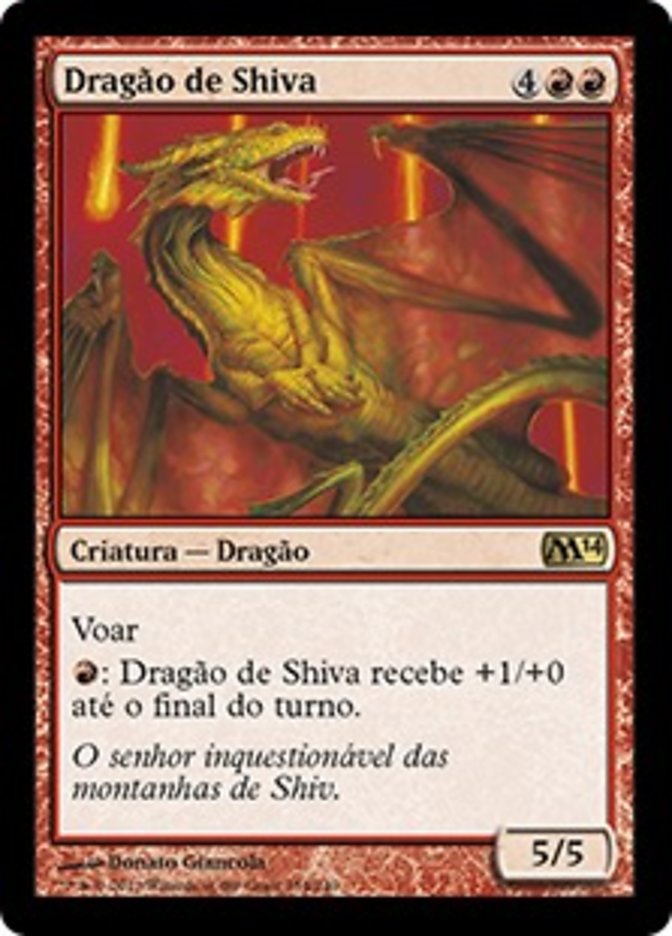 Shivan Dragon (Magic 2014 #154)