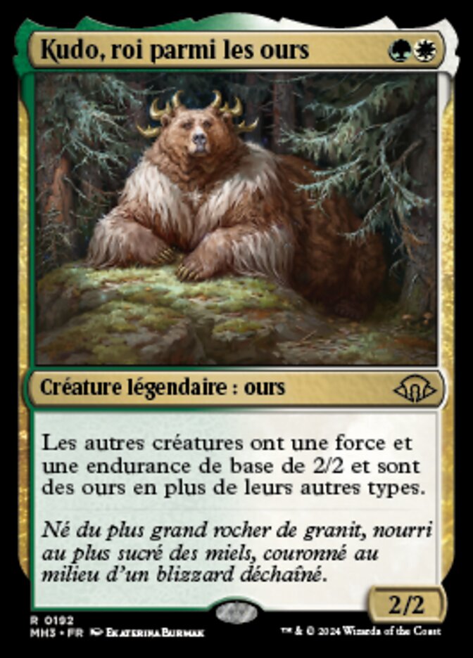 Kudo, King Among Bears (Modern Horizons 3 #192)