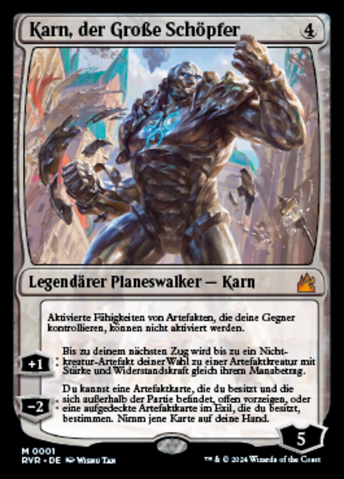 Karn, the Great Creator (Ravnica Remastered #1)