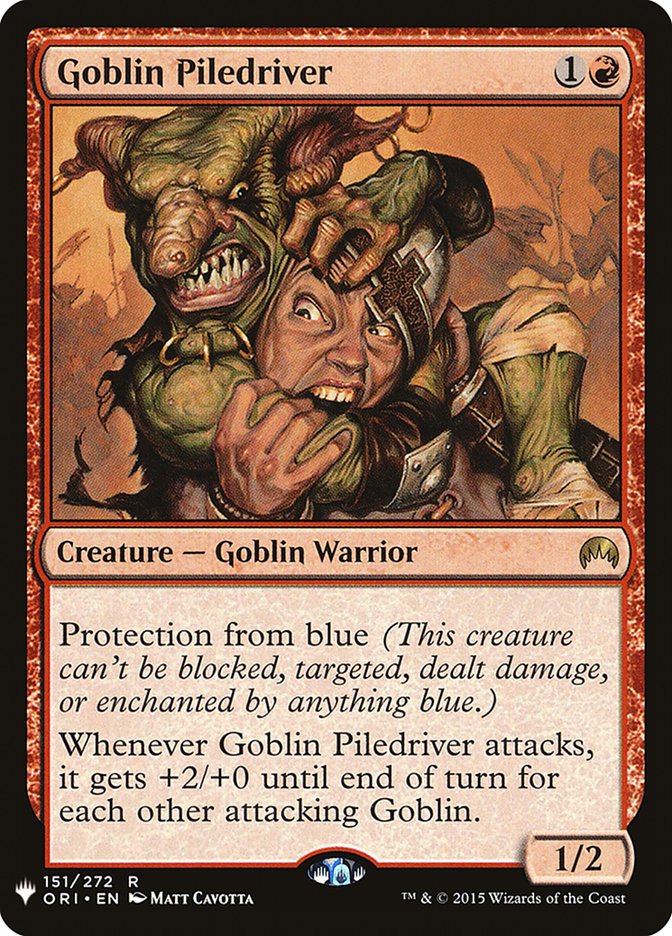 Goblin Piledriver (The List #ORI-151)