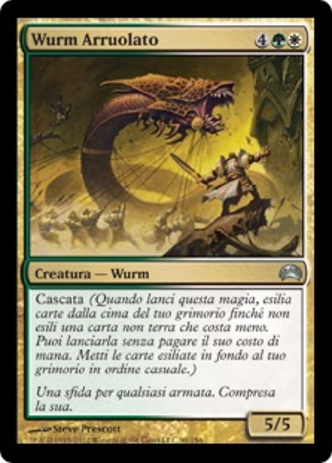 Enlisted Wurm (Planechase 2012 #90)