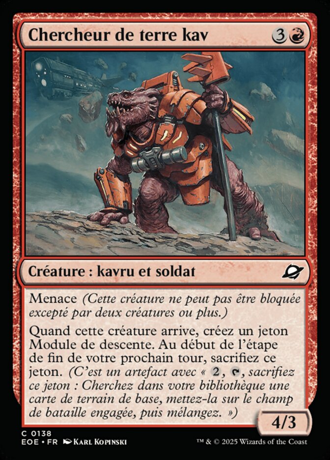 Chercheur de terre kav