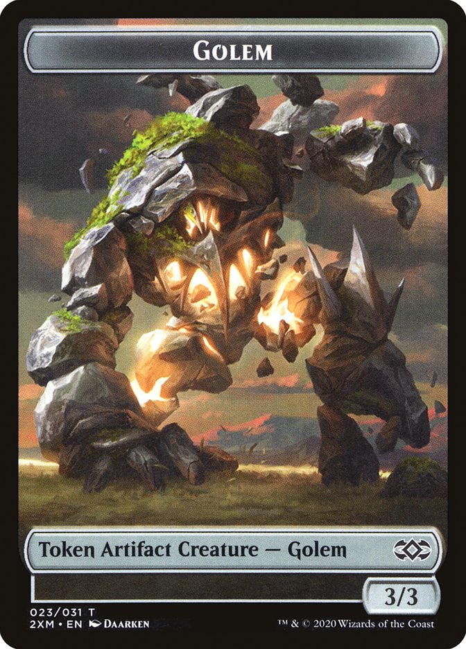 Golem (Double Masters Tokens #23)