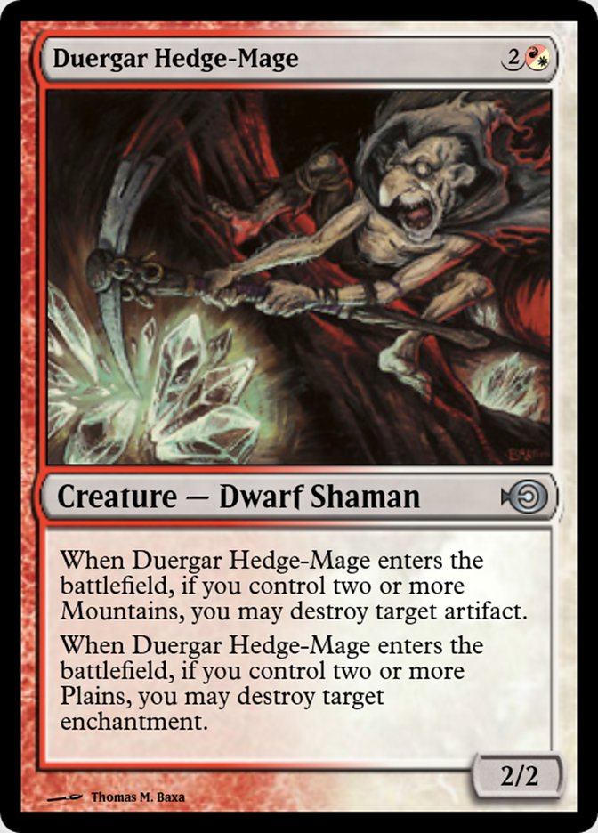 Duergar Hedge-Mage (Magic Online Promos #32547)