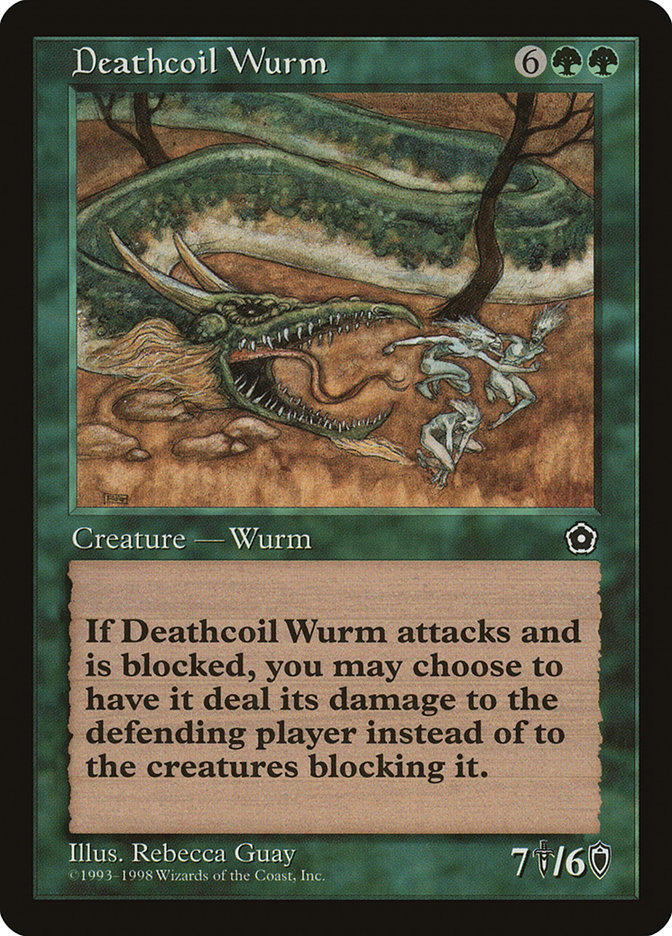 Deathcoil Wurm (Portal Second Age #125)
