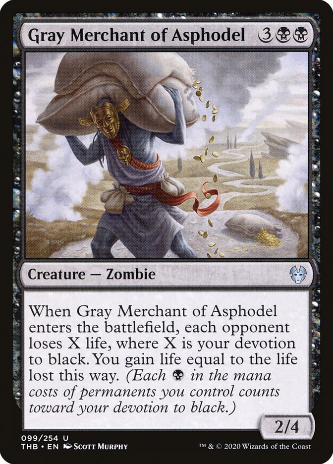 Gray Merchant of Asphodel (Theros Beyond Death #99)