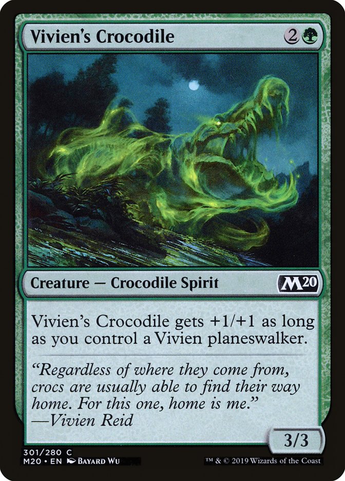 Vivien's Crocodile (Core Set 2020 #301)