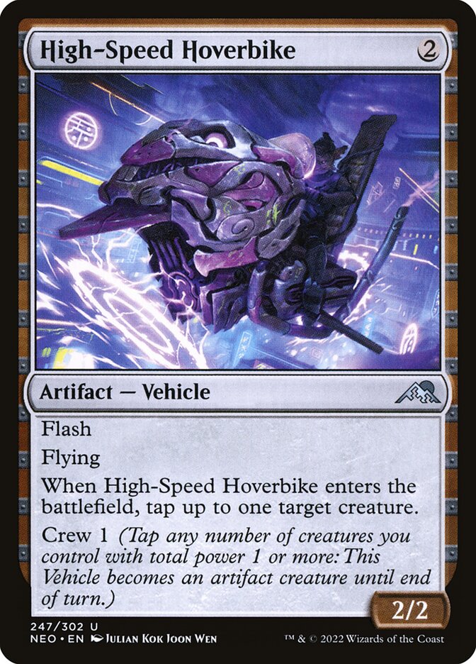 High-Speed Hoverbike (Kamigawa: Neon Dynasty #247)