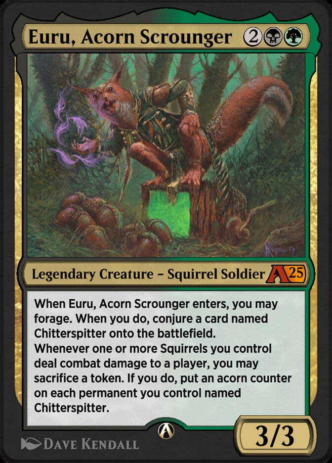 Euru, Acorn Scrounger (Alchemy: Bloomburrow #24)