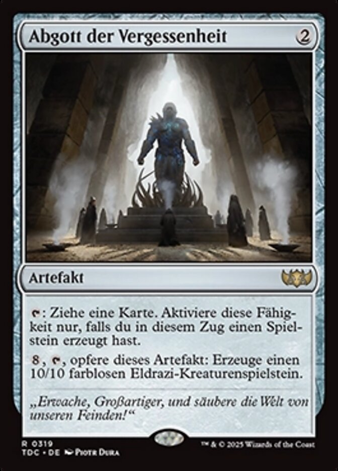 Abgott der Vergessenheit