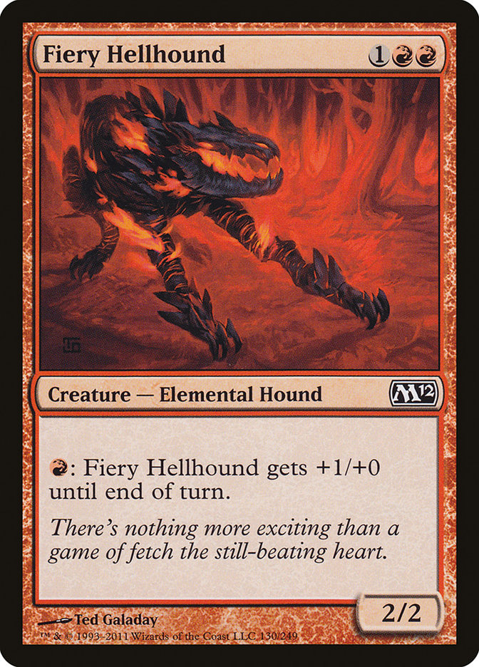 Fiery Hellhound (Magic 2012 #130)