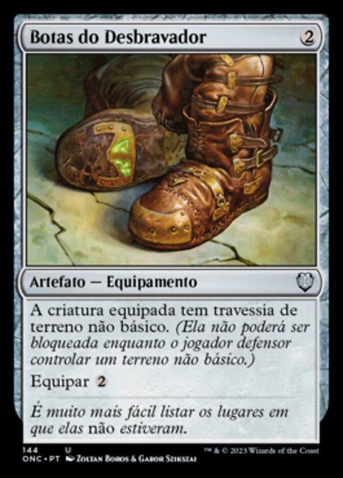 Trailblazer's Boots (Phyrexia: All Will Be One Commander #144)