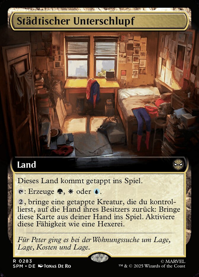 Städtischer Unterschlupf