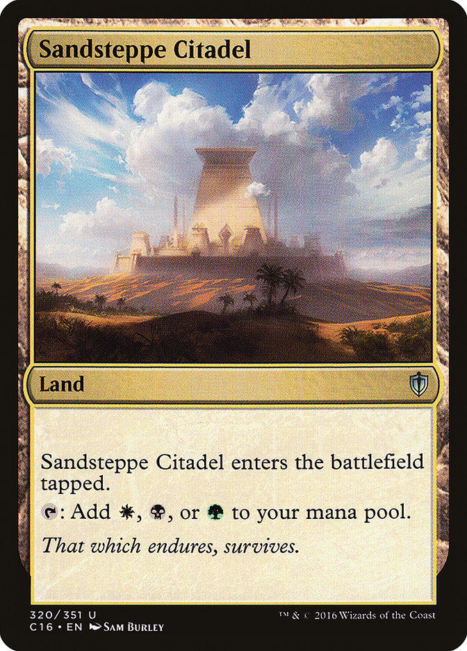 Sandsteppe Citadel (Commander 2016 #320)