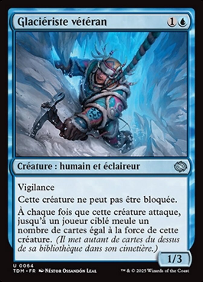 Glaciériste vétéran