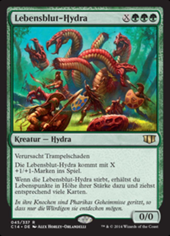Lifeblood Hydra (Commander 2014 #45)