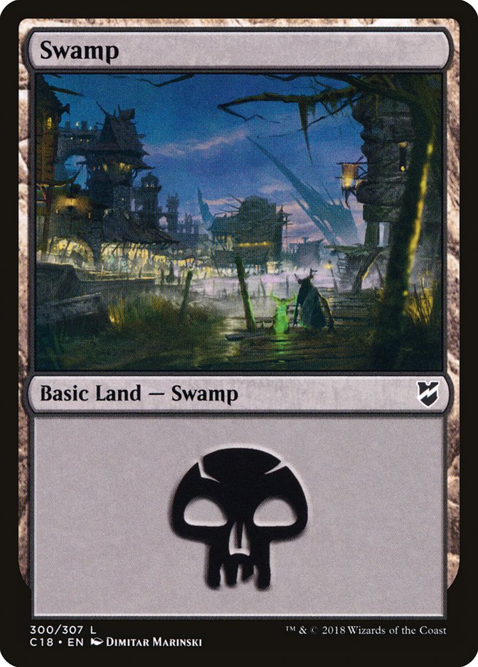 Swamp (Commander 2018 #300)
