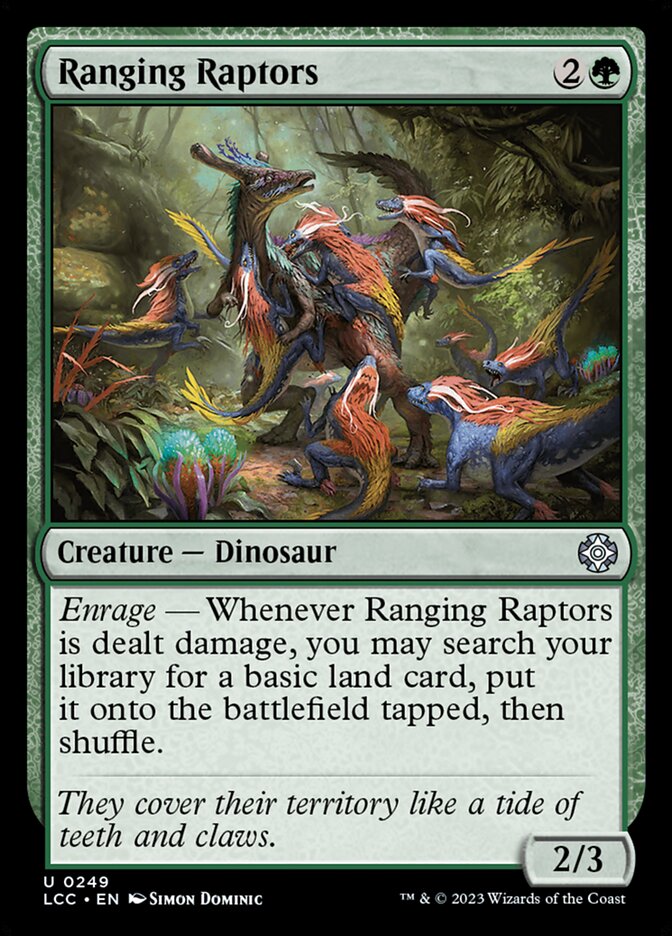 Ranging Raptors (The Lost Caverns of Ixalan Commander #249)