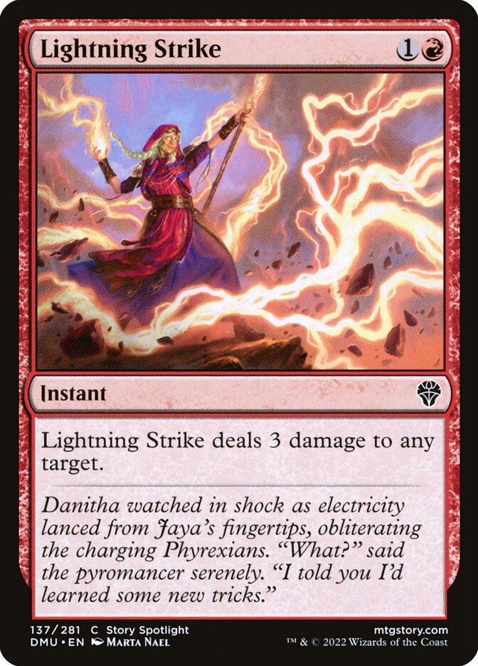 Lightning Strike (Dominaria United #137)