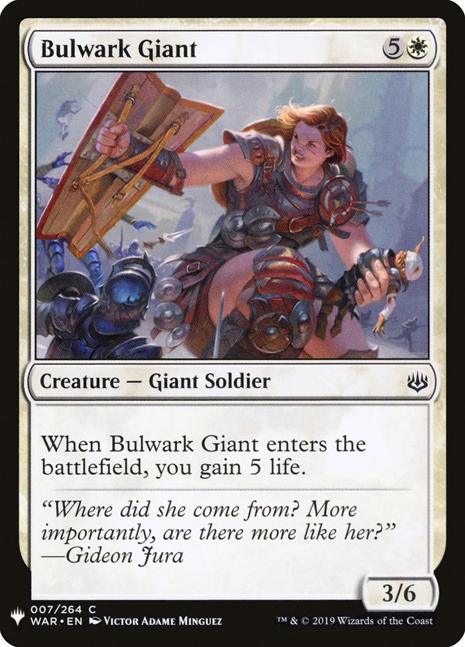 Bulwark Giant (The List #WAR-7)