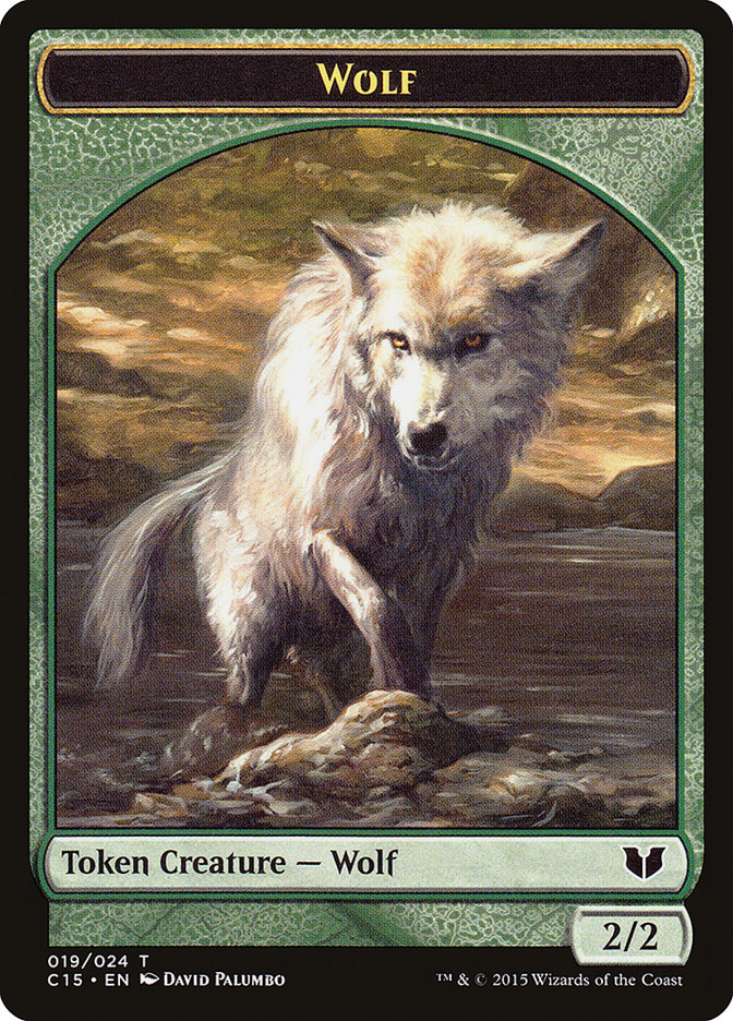 Wolf (Commander 2015 Tokens #19)