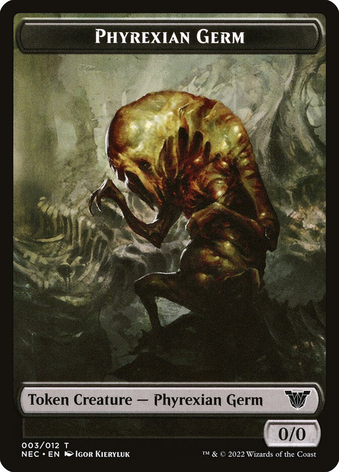 Phyrexian Germ (Neon Dynasty Commander Tokens #3)