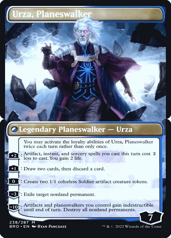 Urza, Planeswalker (The Brothers' War Promos #238bs)