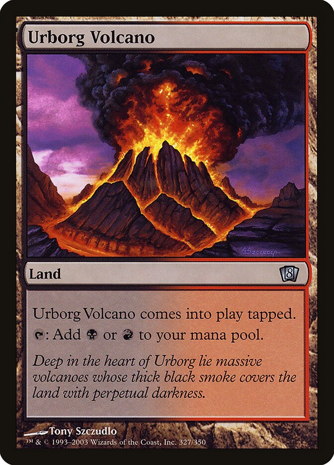 Urborg Volcano (Eighth Edition #327★)