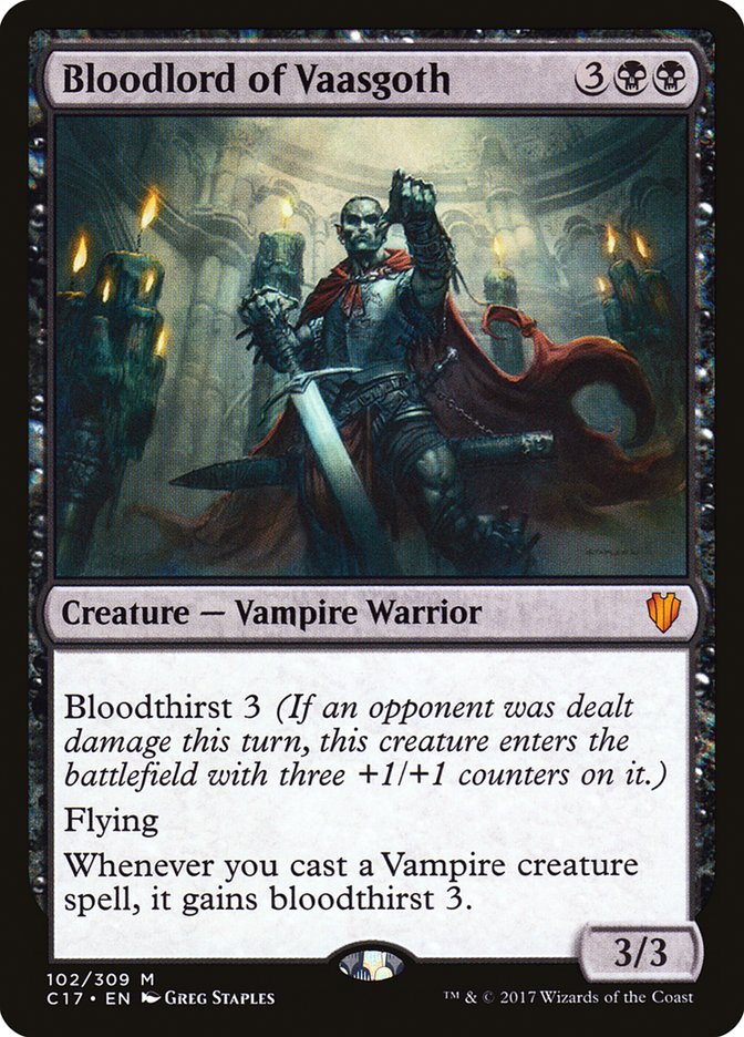 Bloodlord of Vaasgoth (Commander 2017 #102)