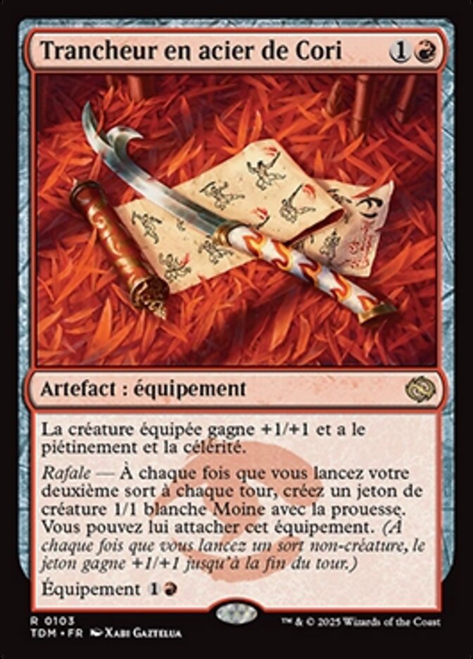 Trancheur en acier de Cori