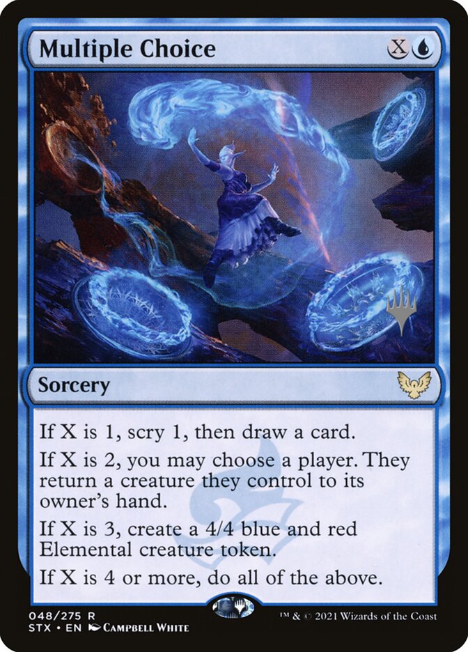 Multiple Choice (Strixhaven: School of Mages Promos #48p)