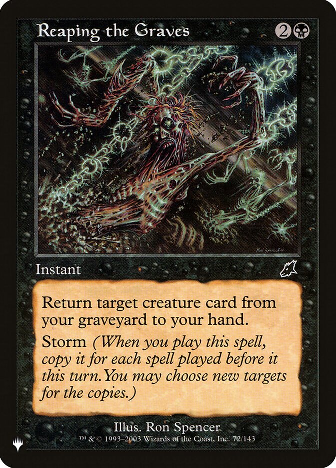 Reaping the Graves (The List #SCG-72)