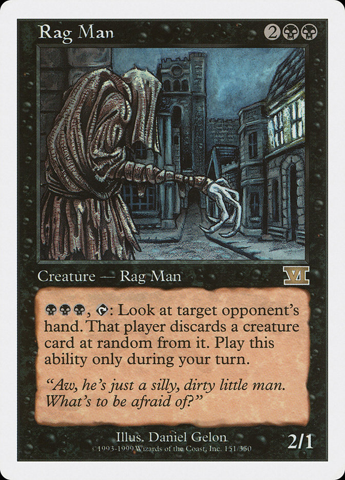 Rag Man · Classic Sixth Edition (6ED) #151 · Scryfall Magic The