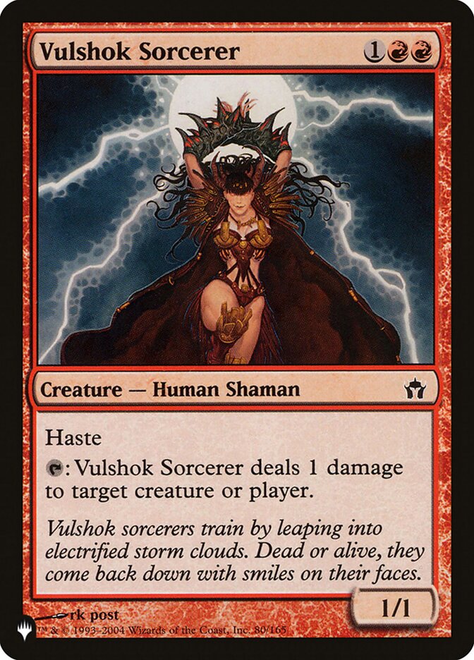 Vulshok Sorcerer (The List #5DN-80)