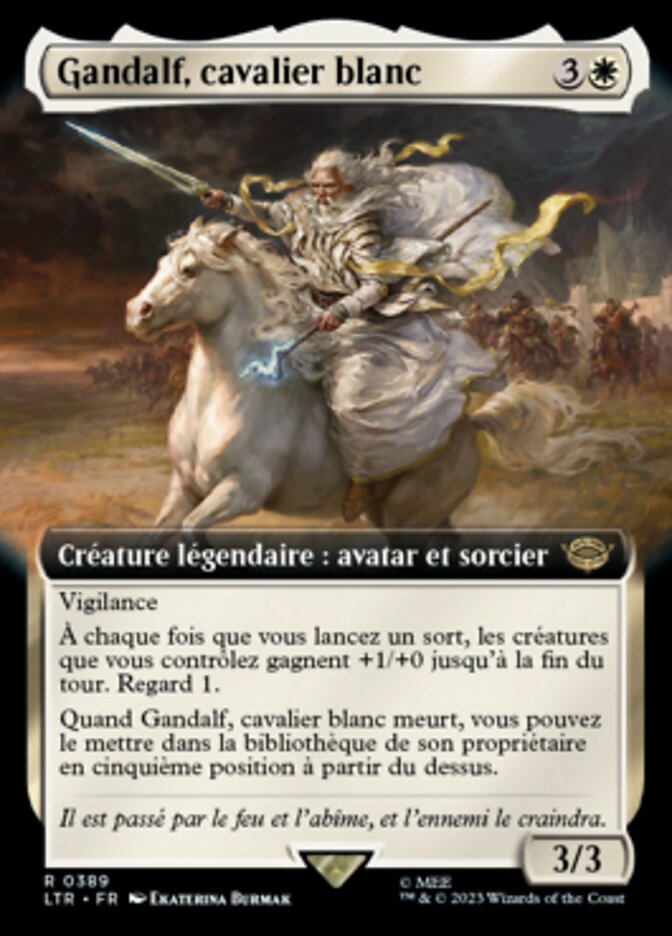 Gandalf, cavalier blanc