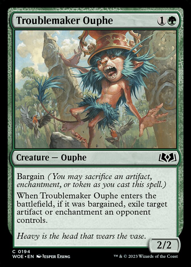 Troublemaker Ouphe (Wilds of Eldraine #194)