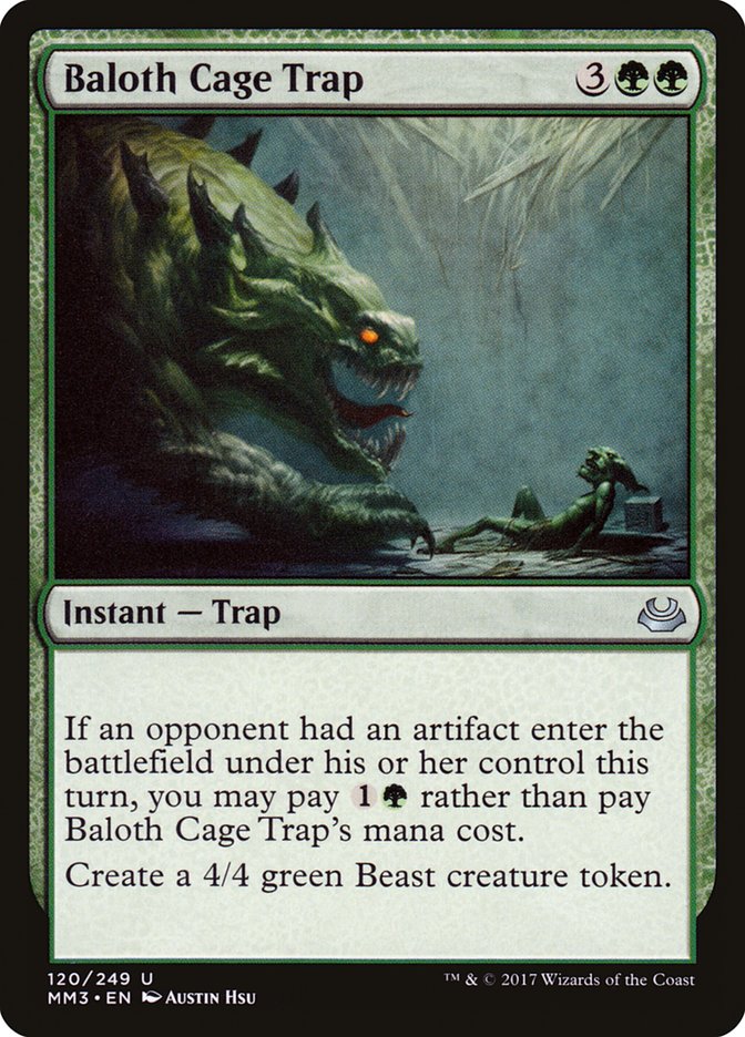 Baloth Cage Trap (Modern Masters 2017 #120)